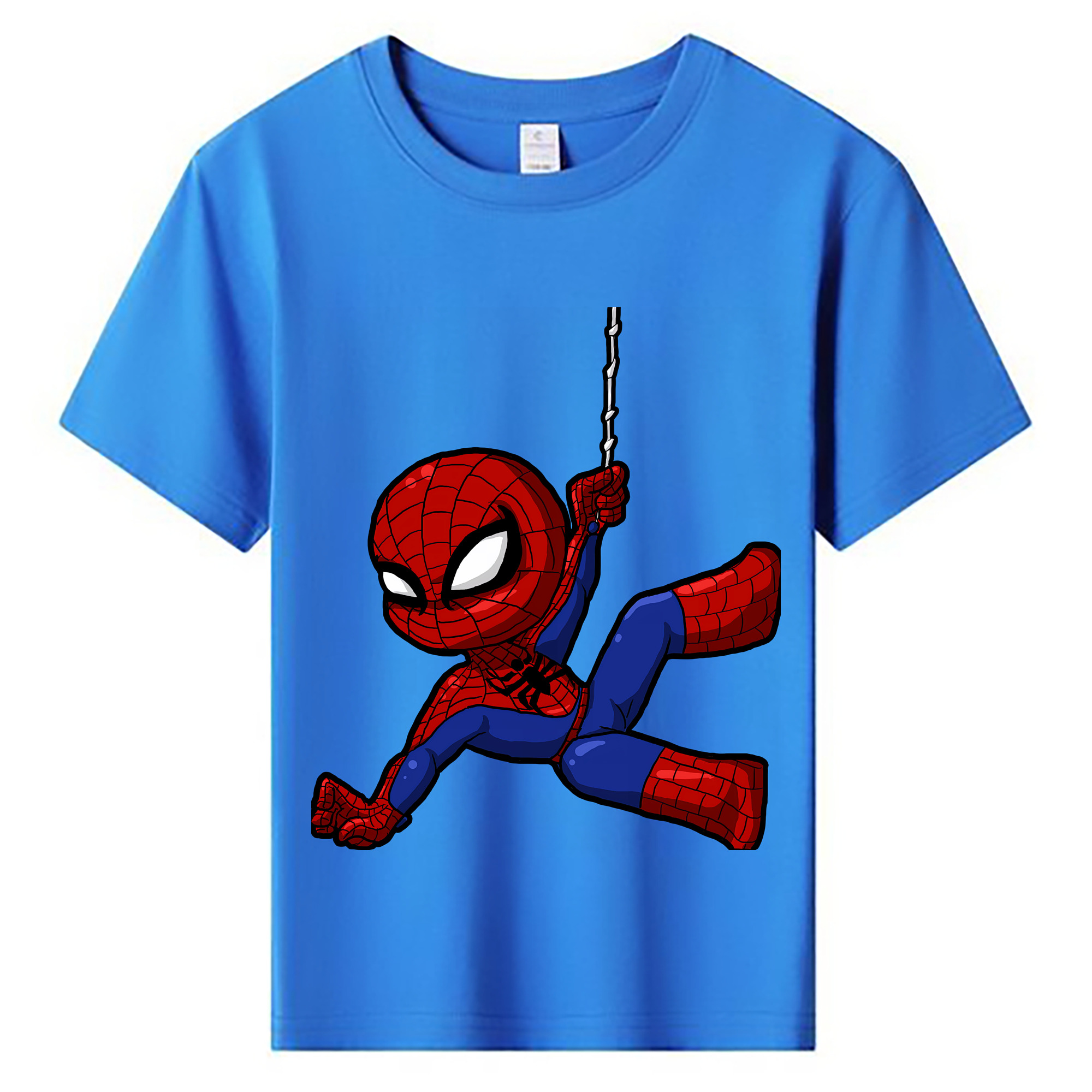 （画像用） Spider Man スパイダーマン 綿100％キッズTシャツ（フロントプリント）